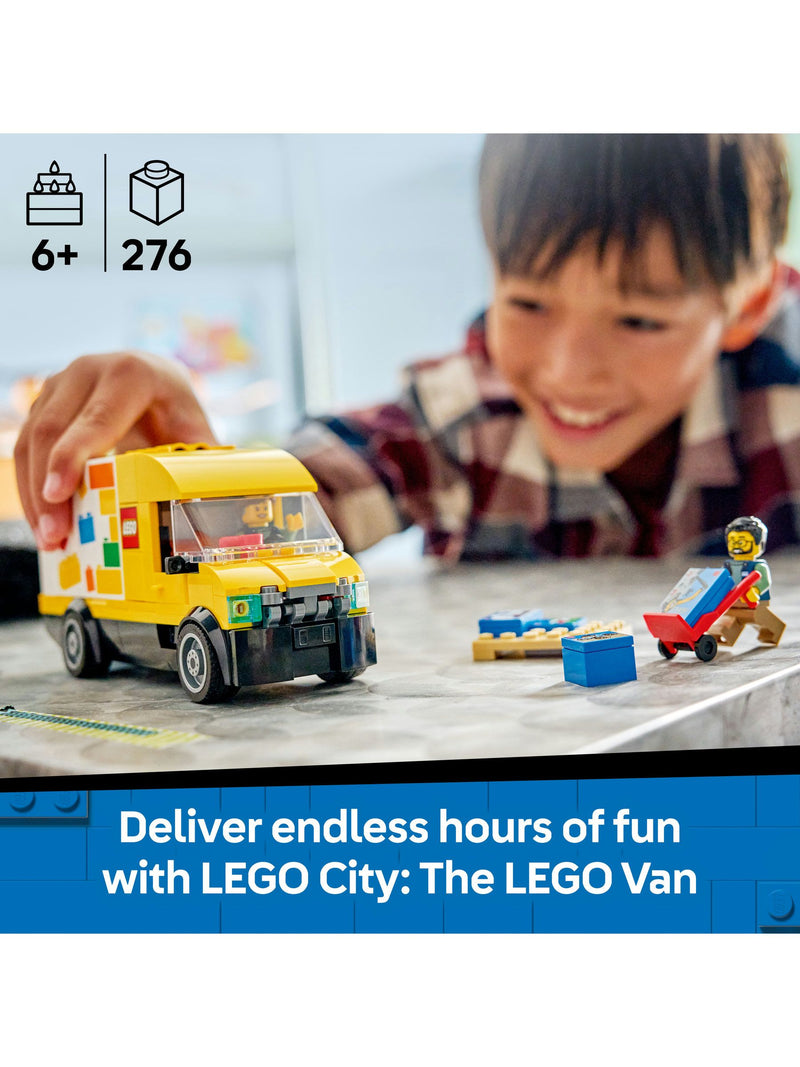 LEGO City Van building toy with minifigures 60500 (British brand)