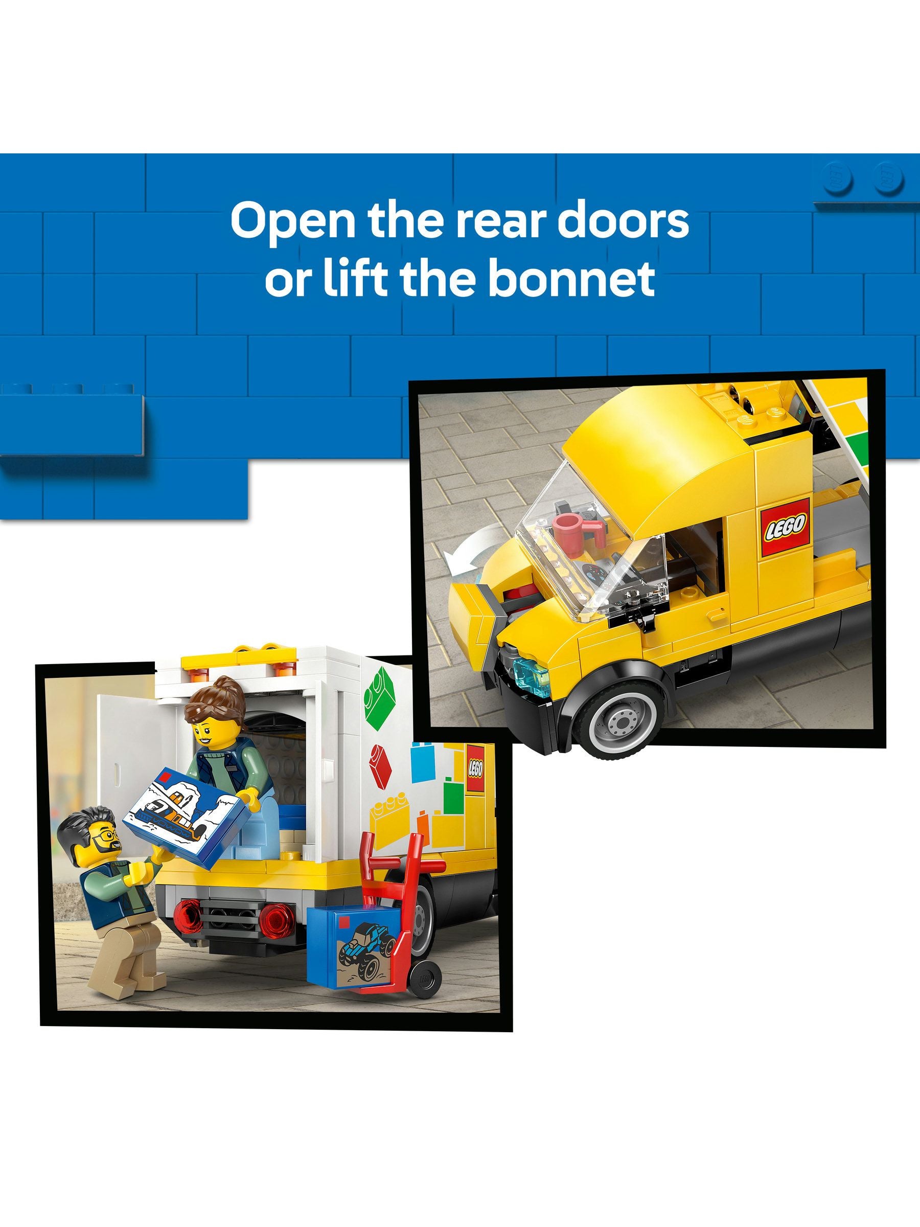 LEGO City Van building toy with minifigures 60500 (British brand)