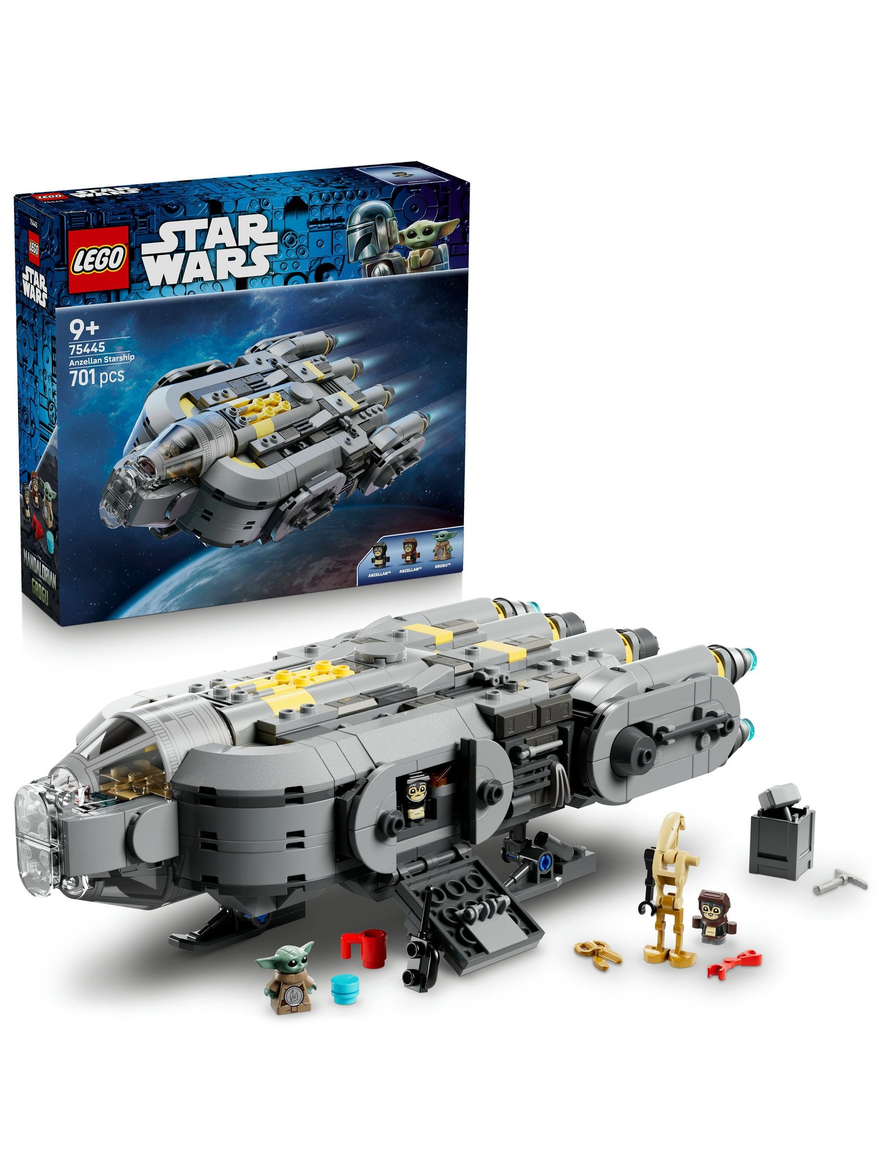 LEGO Star Wars Anzellan Starship building set 75445 (British brand)