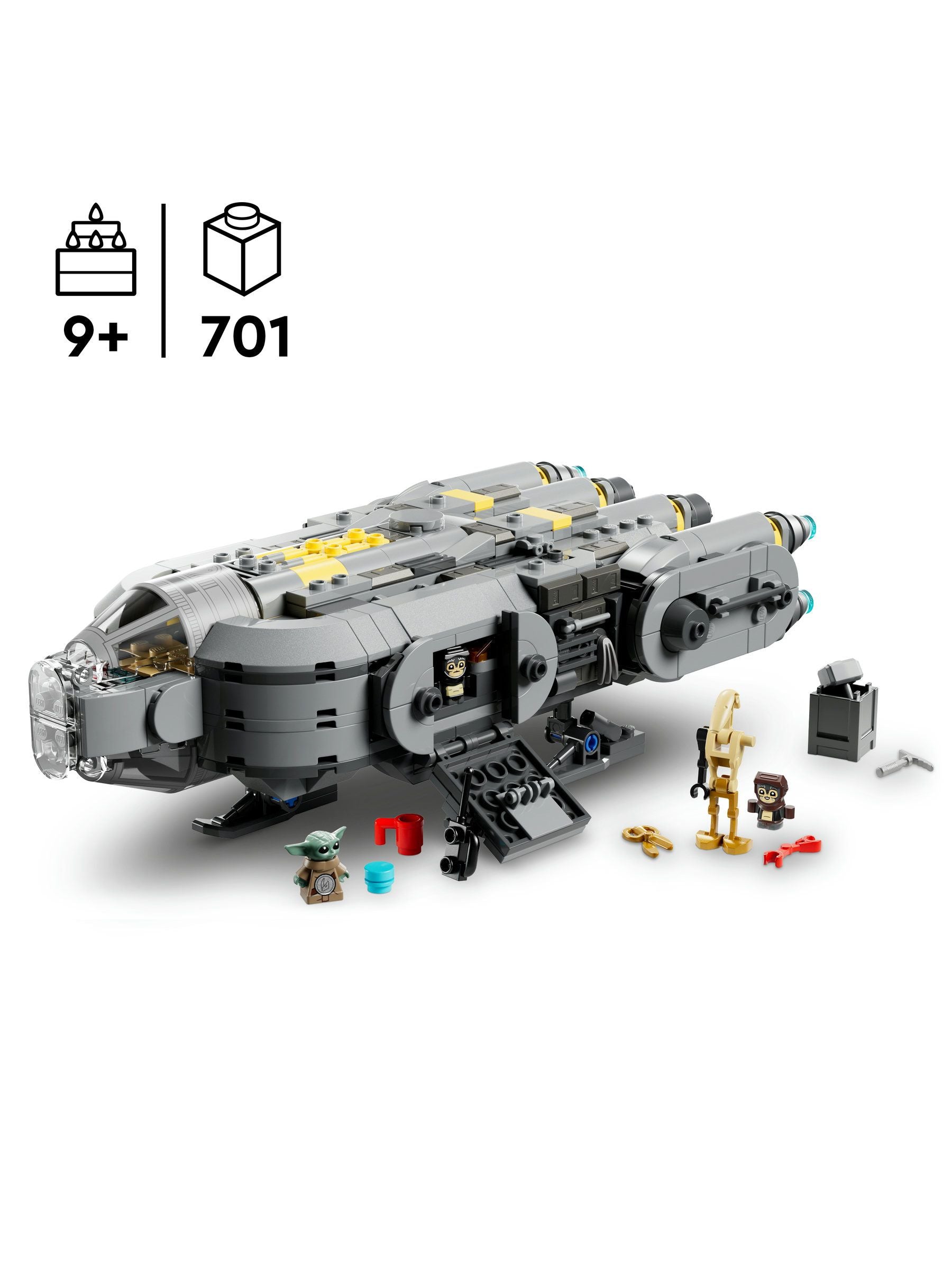 LEGO Star Wars Anzellan Starship building set 75445 (British brand)