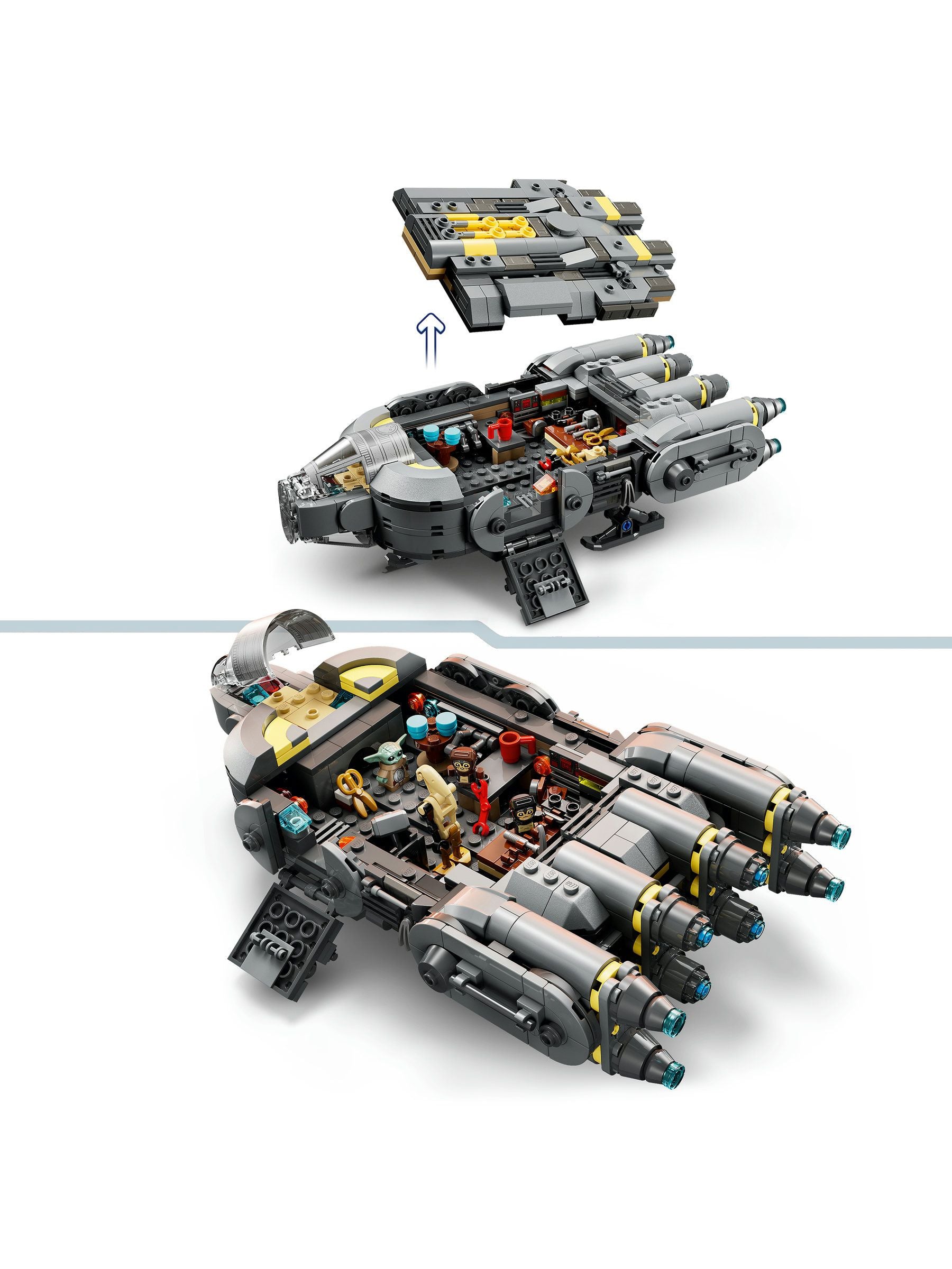 LEGO Star Wars Anzellan Starship building set 75445 (British brand)