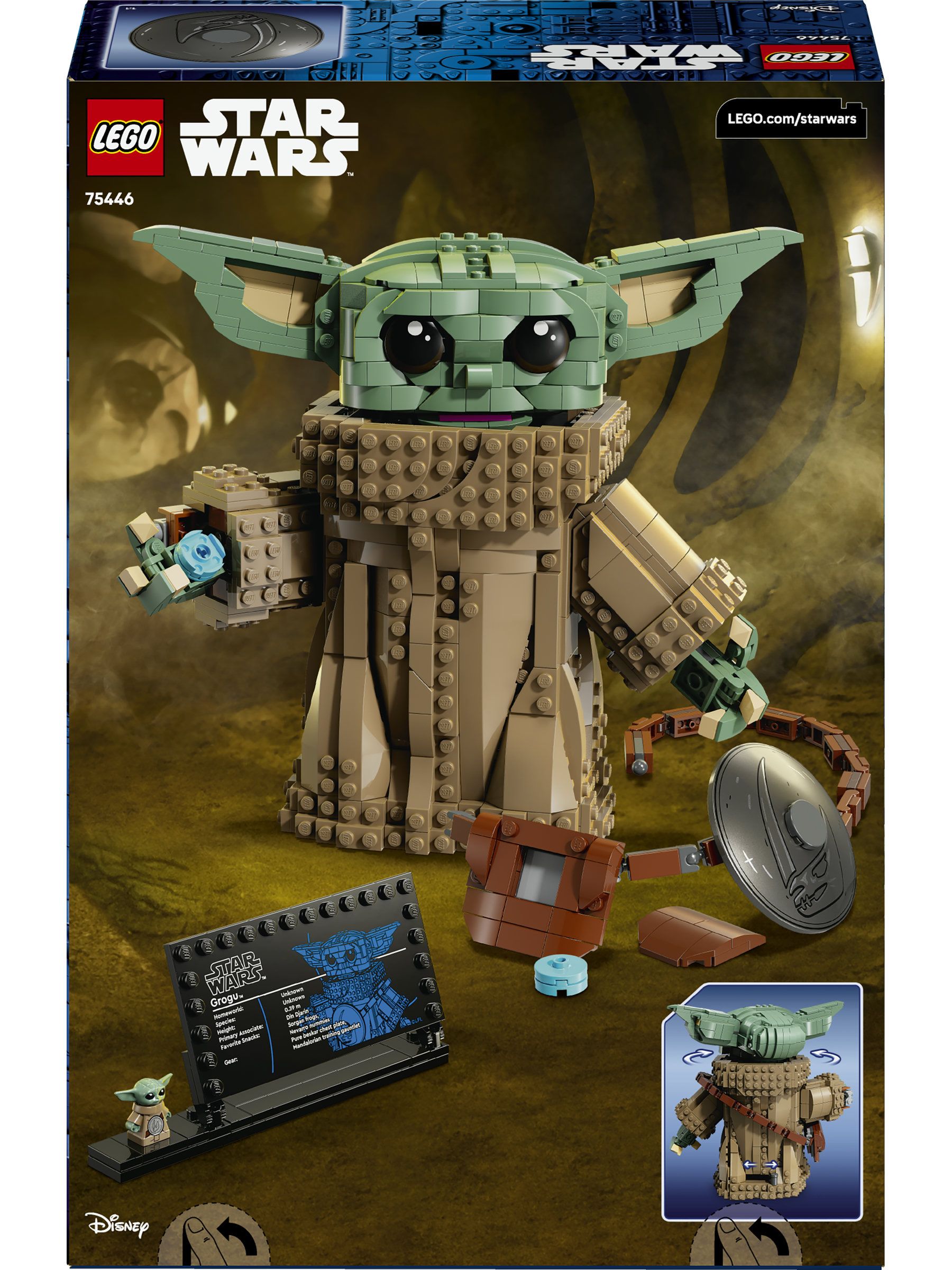 LEGO Star Wars Grogu Mandalorian Apprentice building set - British product