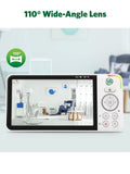 Leapfrog baby monitor white 5 inch with pan tilt zoom - British product