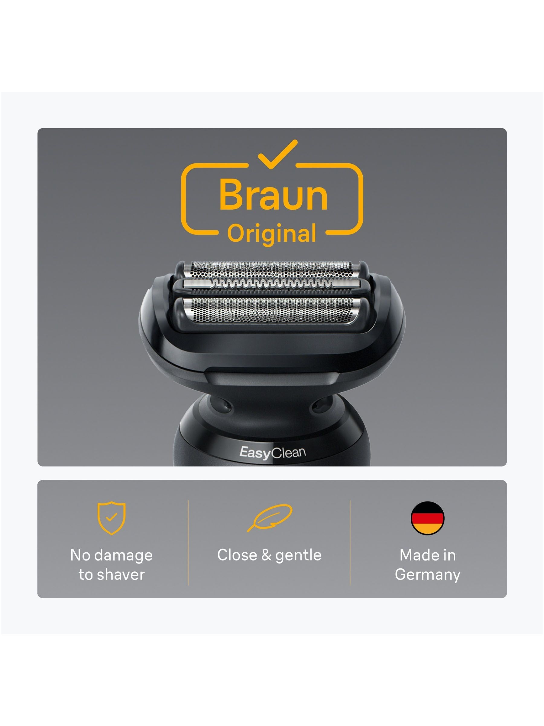 Braun Series 5 54B shaver replacement head, UK version