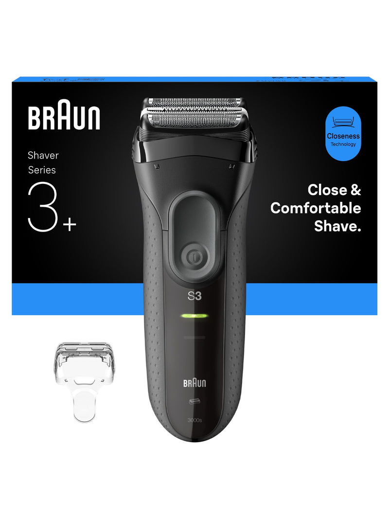 Braun Series 3+ electric shaver, UK version