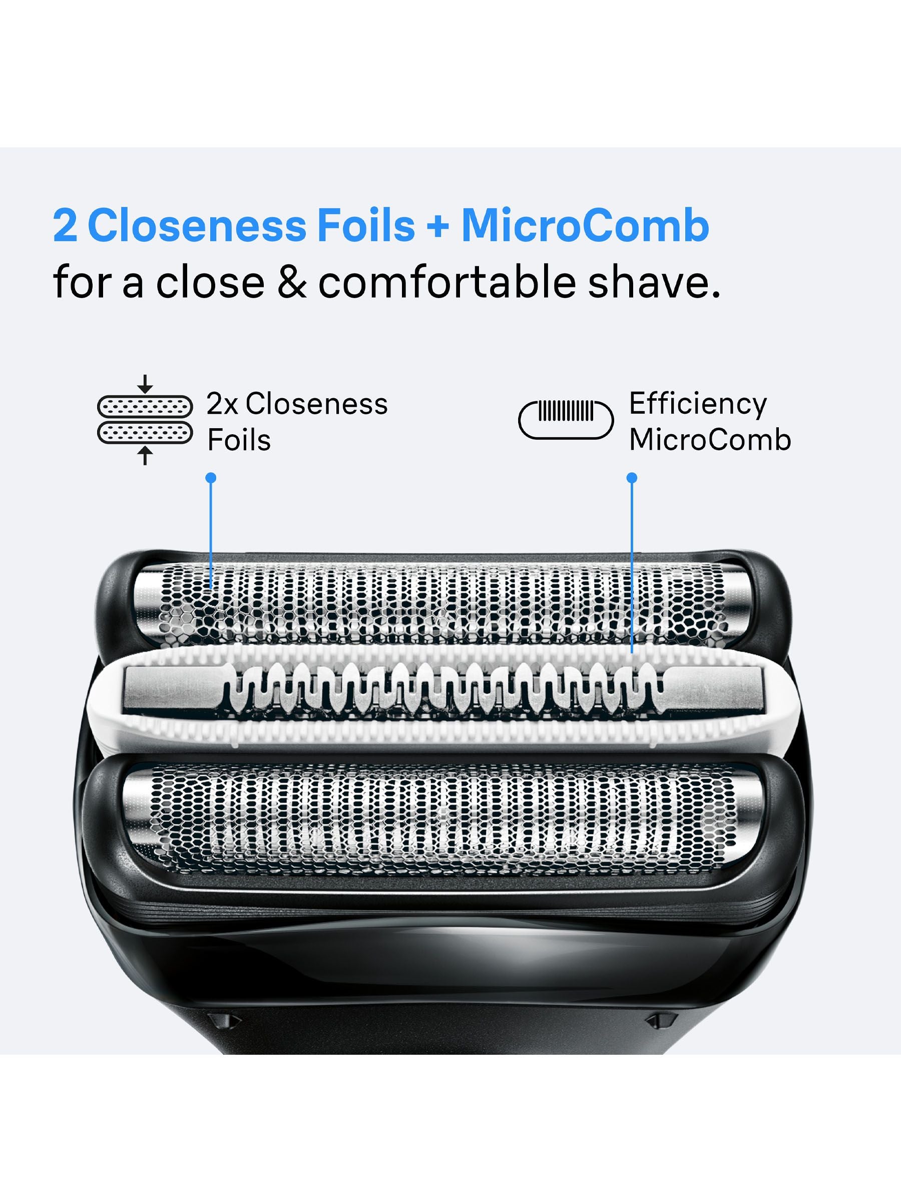 Braun Series 3+ electric shaver, UK version