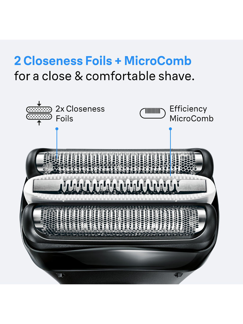 Braun Series 3+ electric shaver, UK version