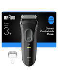 Braun Series 3+ electric shaver, UK version