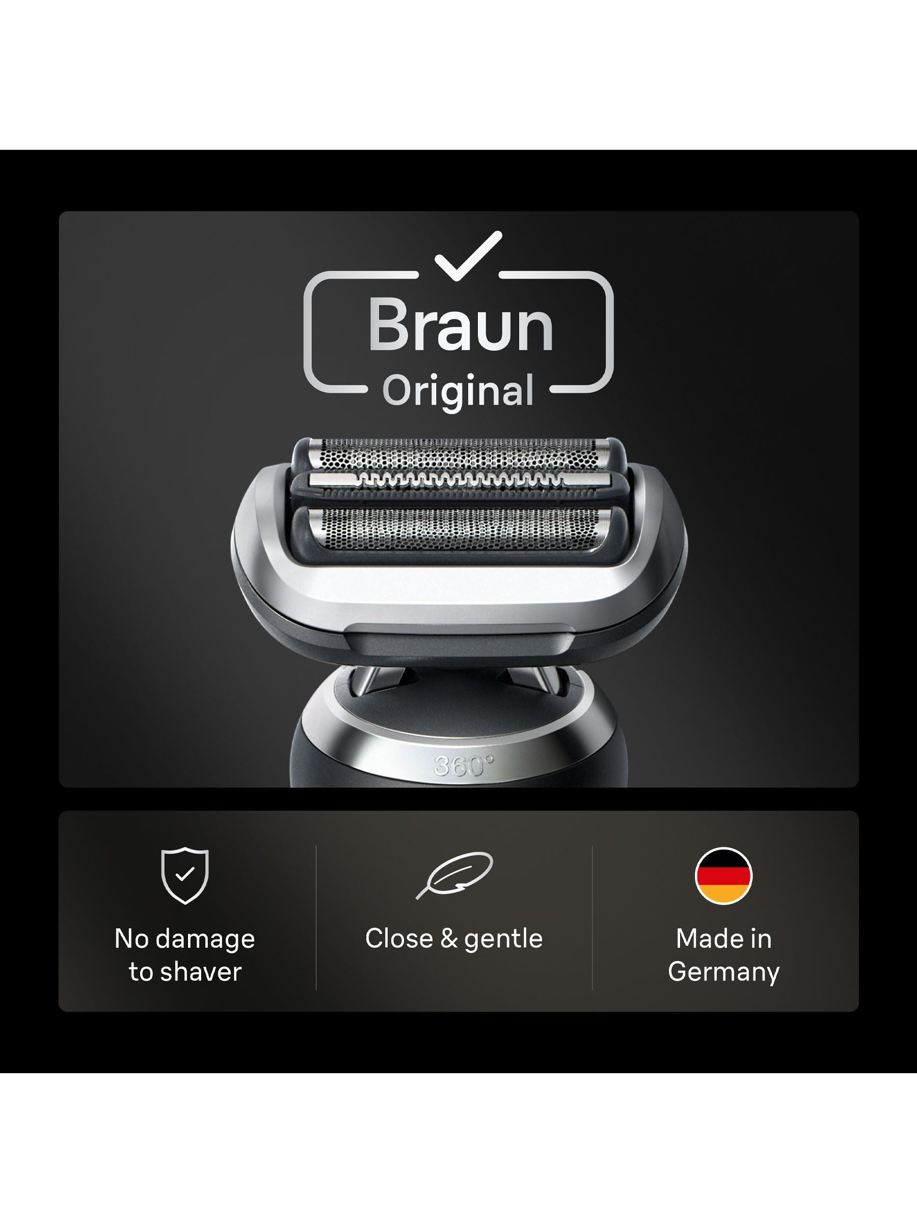 Braun Series 7 74S replacement shaver head, UK version