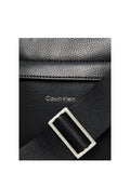 Calvin Klein black raised reporter bag (British brand)