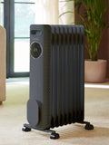 Morphy Richards White HeatFlux 2kw Digital Oil Filled Radiator with Remote Control