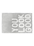 Mooky Mats grey slogan bath mat 50x80cm, imported from the UK