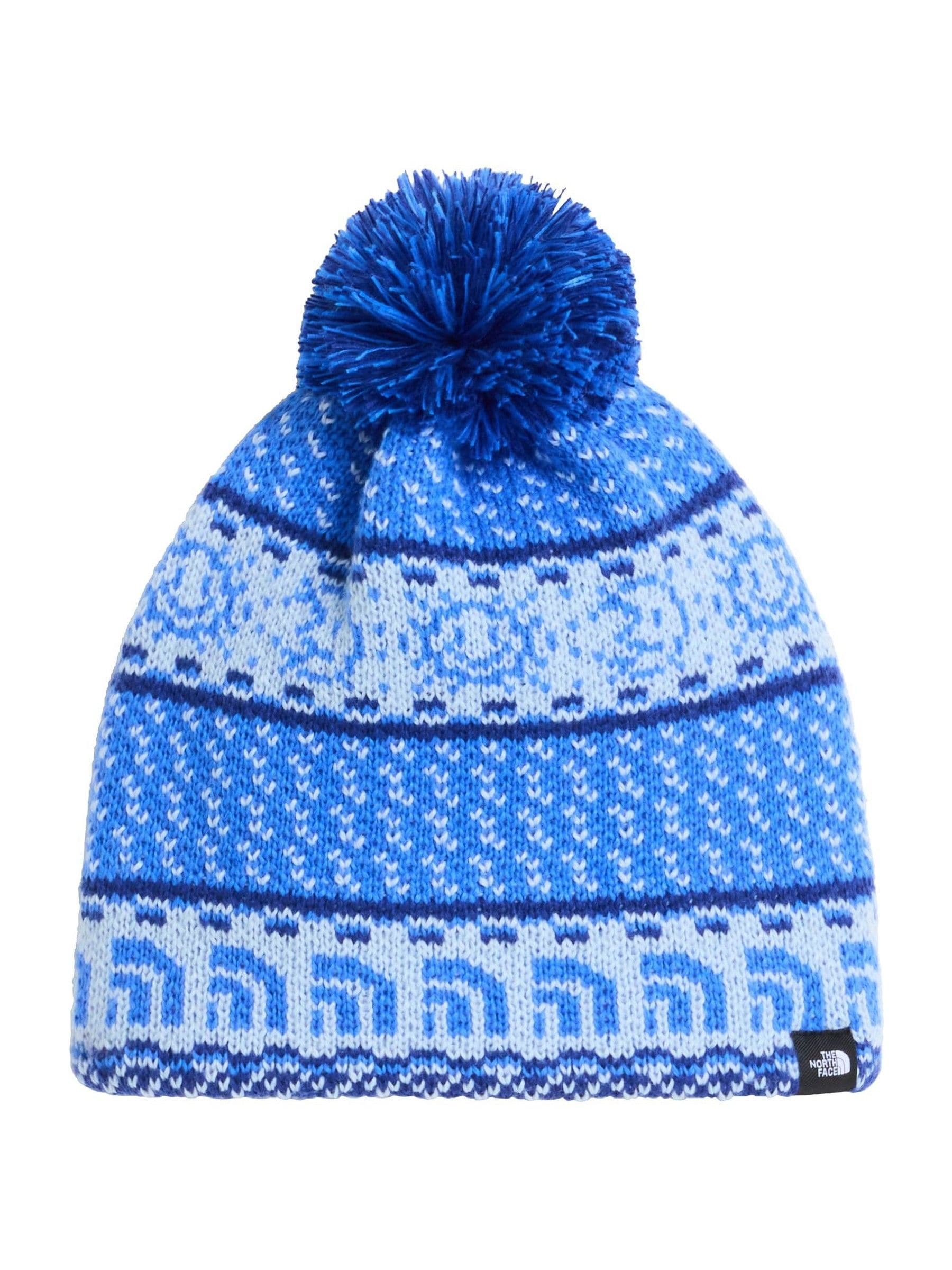 The North Face Black Kids Cabin Ski Tuke Pom Beanie
