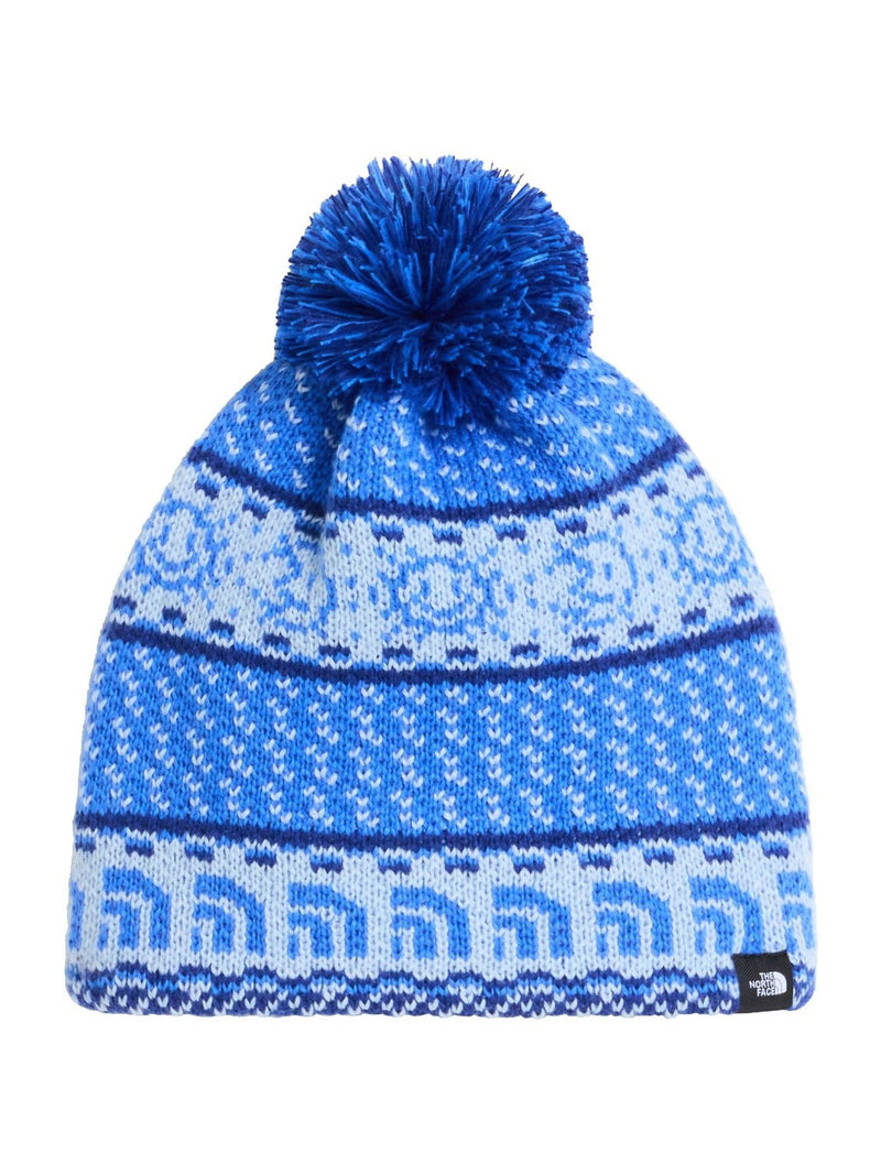 The North Face Black Kids Cabin Ski Tuke Pom Beanie