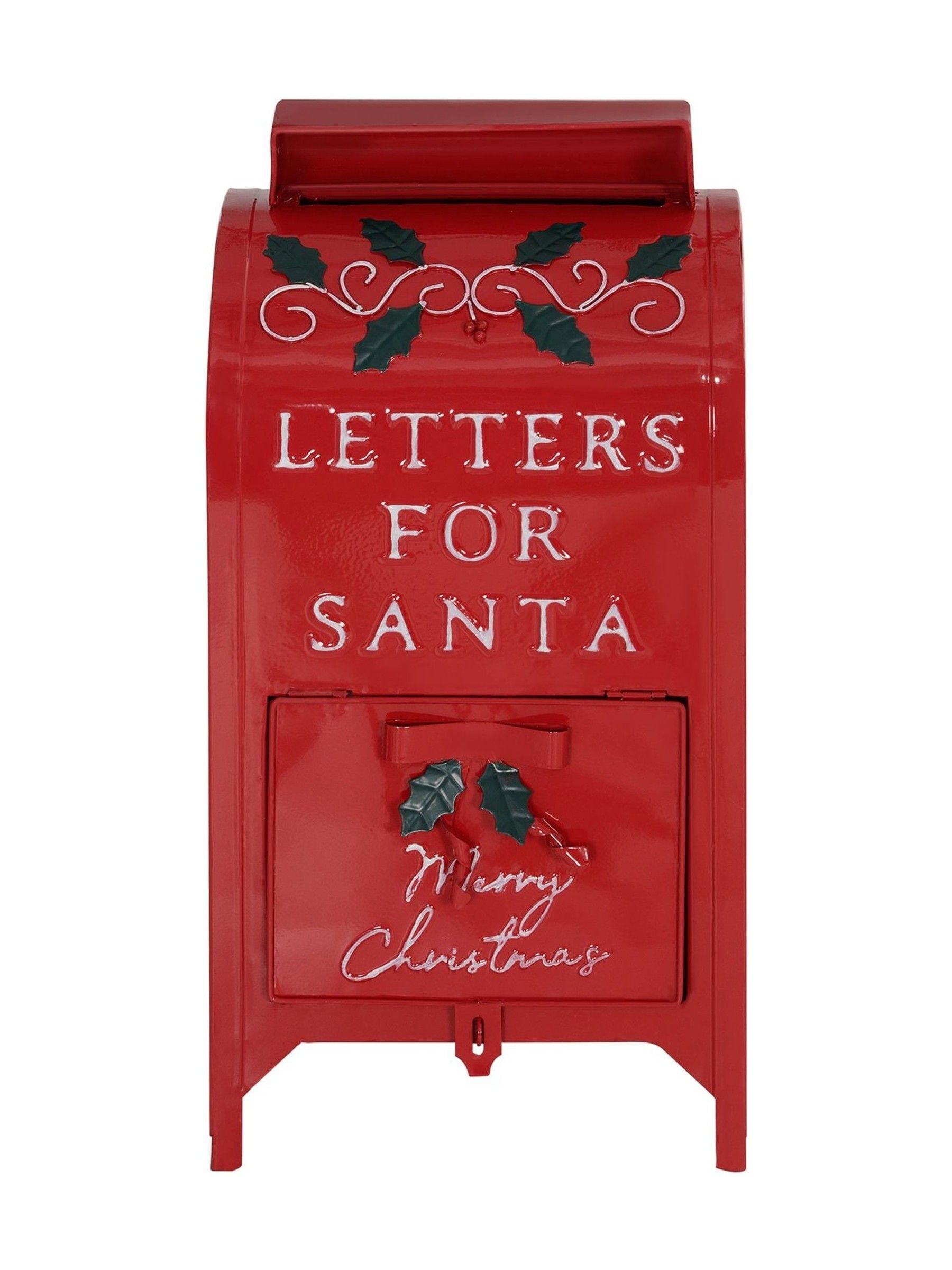 Homcom Christmas letter postbox red A5, UK version