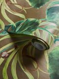 Clarke and Clarke Gold Monkey Business Exotica 2 10M Wallpaper