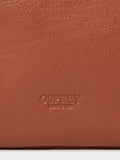 Osprey London brown The Arlington leather washbag, imported from the UK