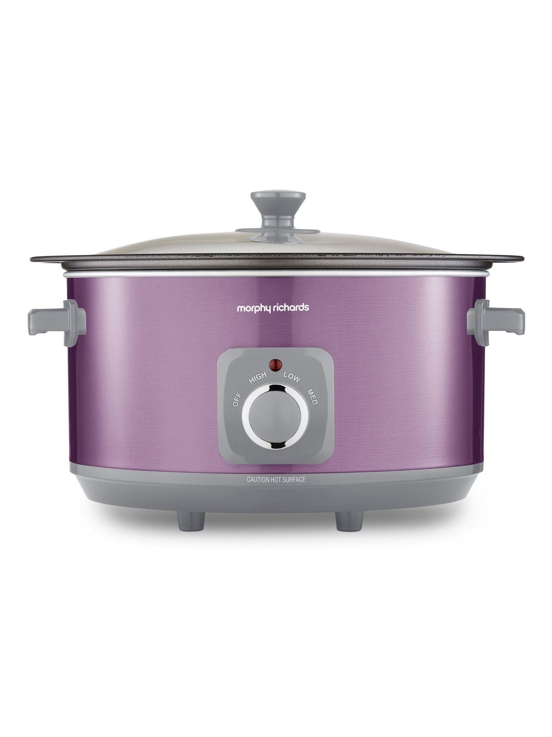 Morphy Richards 6.5L slow cooker with glass lid, imported from the UK