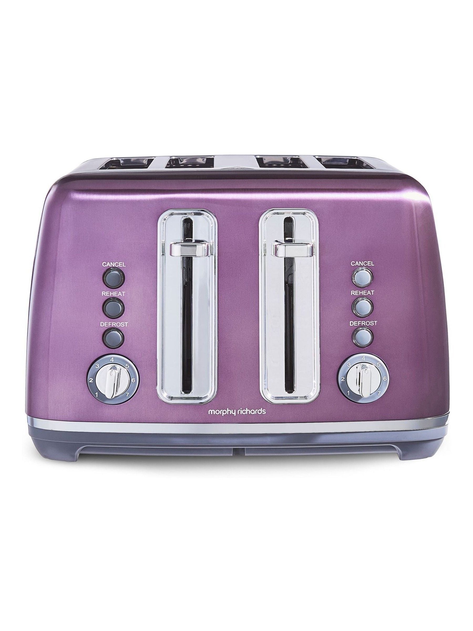 Morphy Richards Purple Accents 4 Slice Toaster, UK version