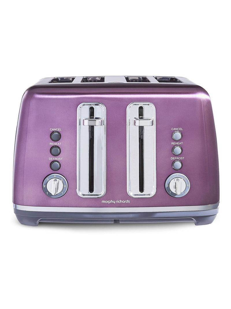 Morphy Richards Purple Accents 4 Slice Toaster, UK version