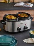Morphy Richards DuoServe double pot slow cooker 4L - British product