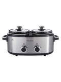 Morphy Richards DuoServe double pot slow cooker 4L - British product