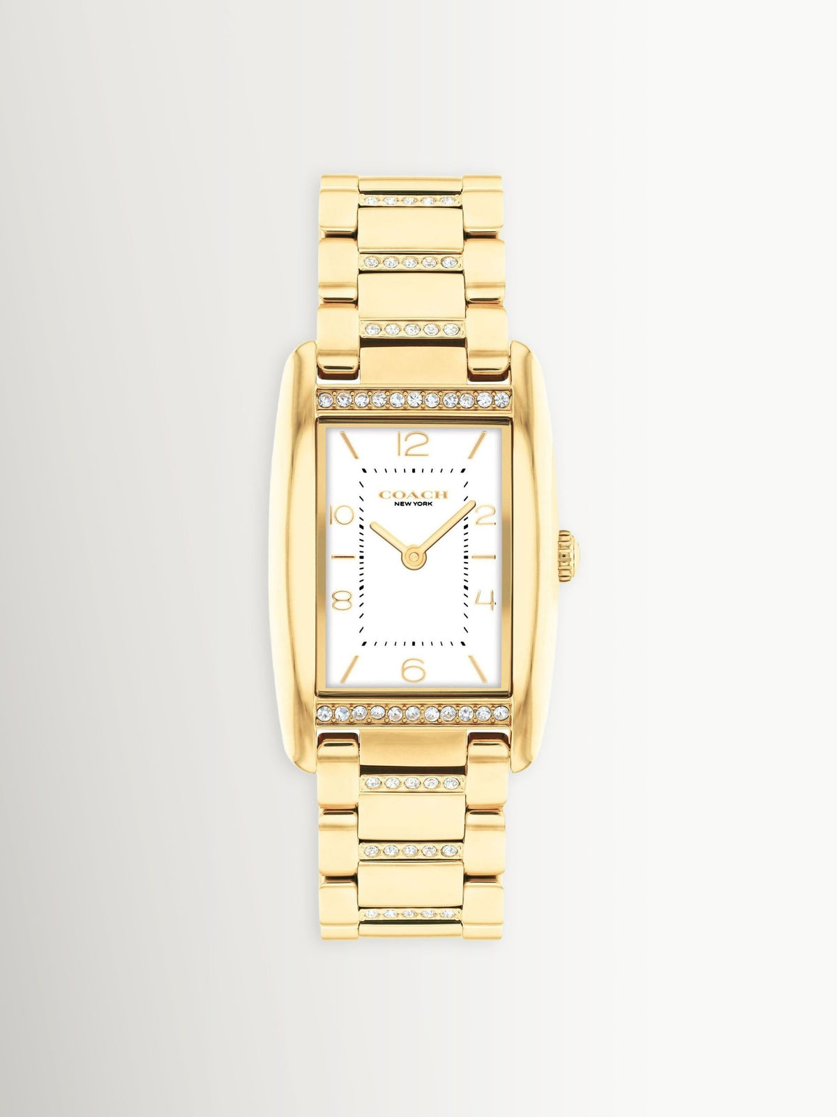 Coach gold tone Reese crystal bracelet watch (British brand)
