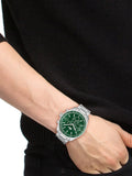 Lacoste Boston chronograph watch silver tone, imported from the UK