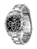BOSS Troper chronograph watch blue dial 44mm stainless steel bracelet, UK version