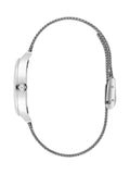 Olivia Burton Wonderlust 30mm silver watch stainless steel mesh bracelet, UK version