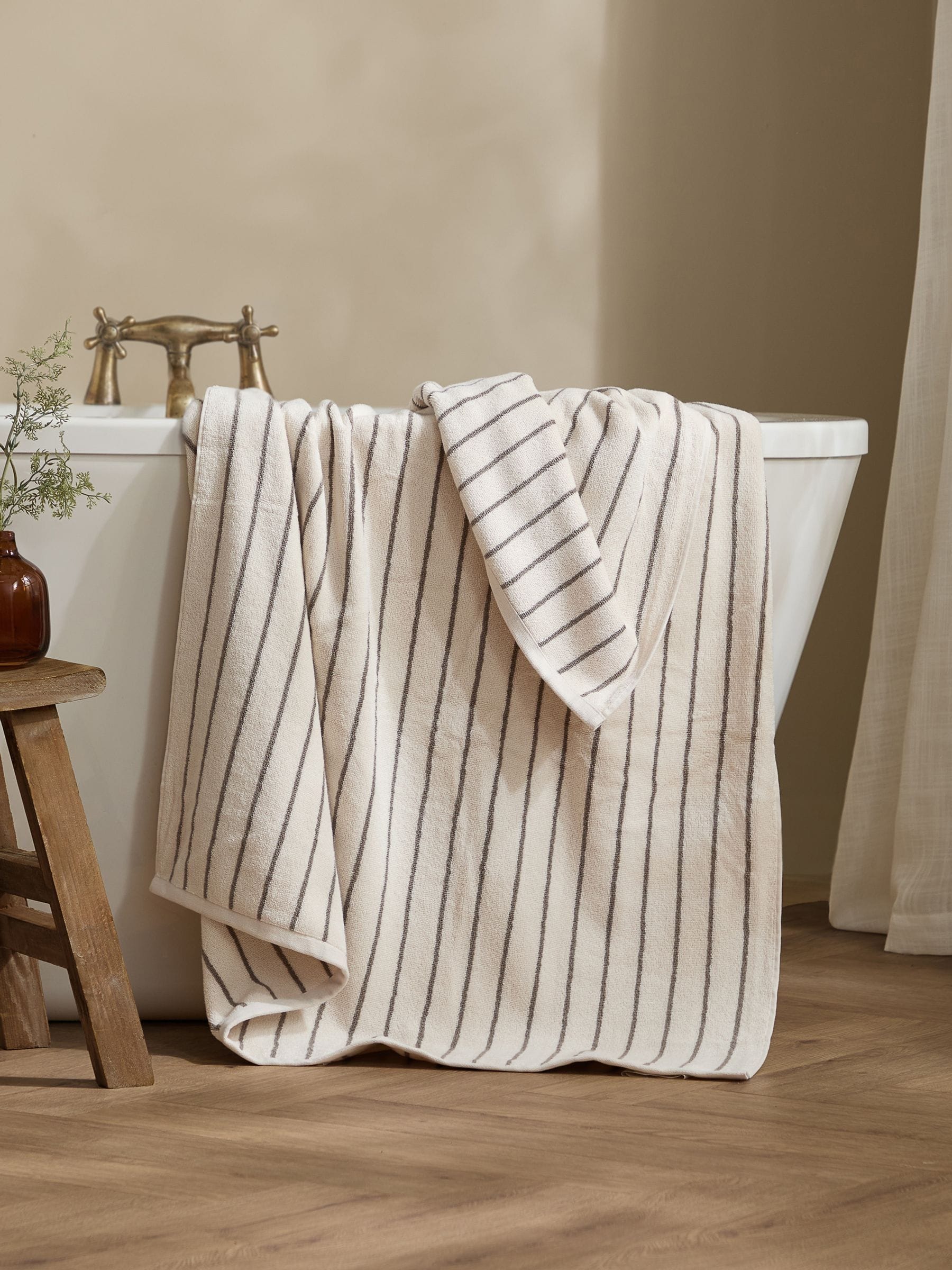 Yard Mole Hebden Narrow Stripe Cotton Towel