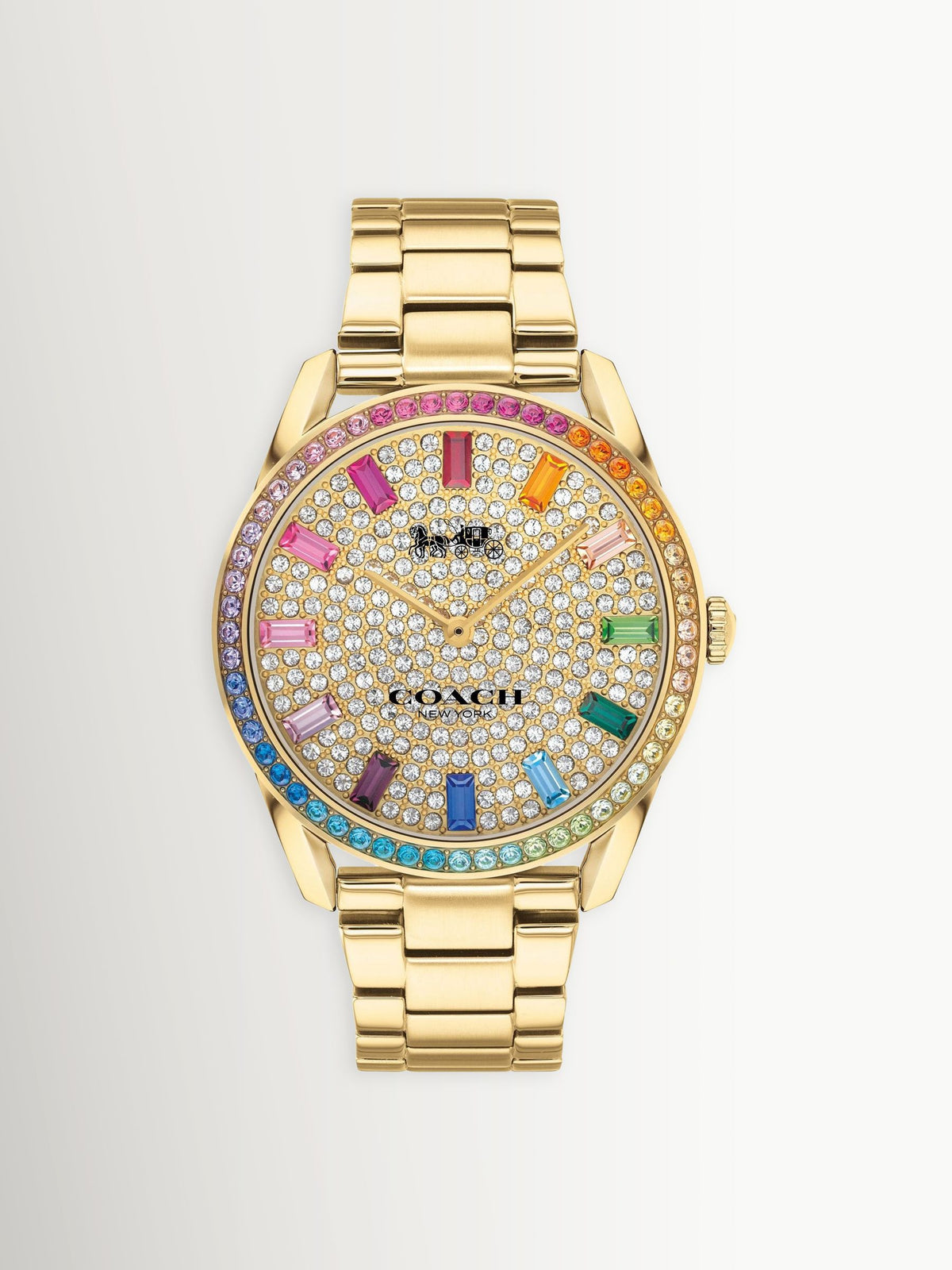 Coach gold tone Preston bracelet watch 36mm, imported from the UK