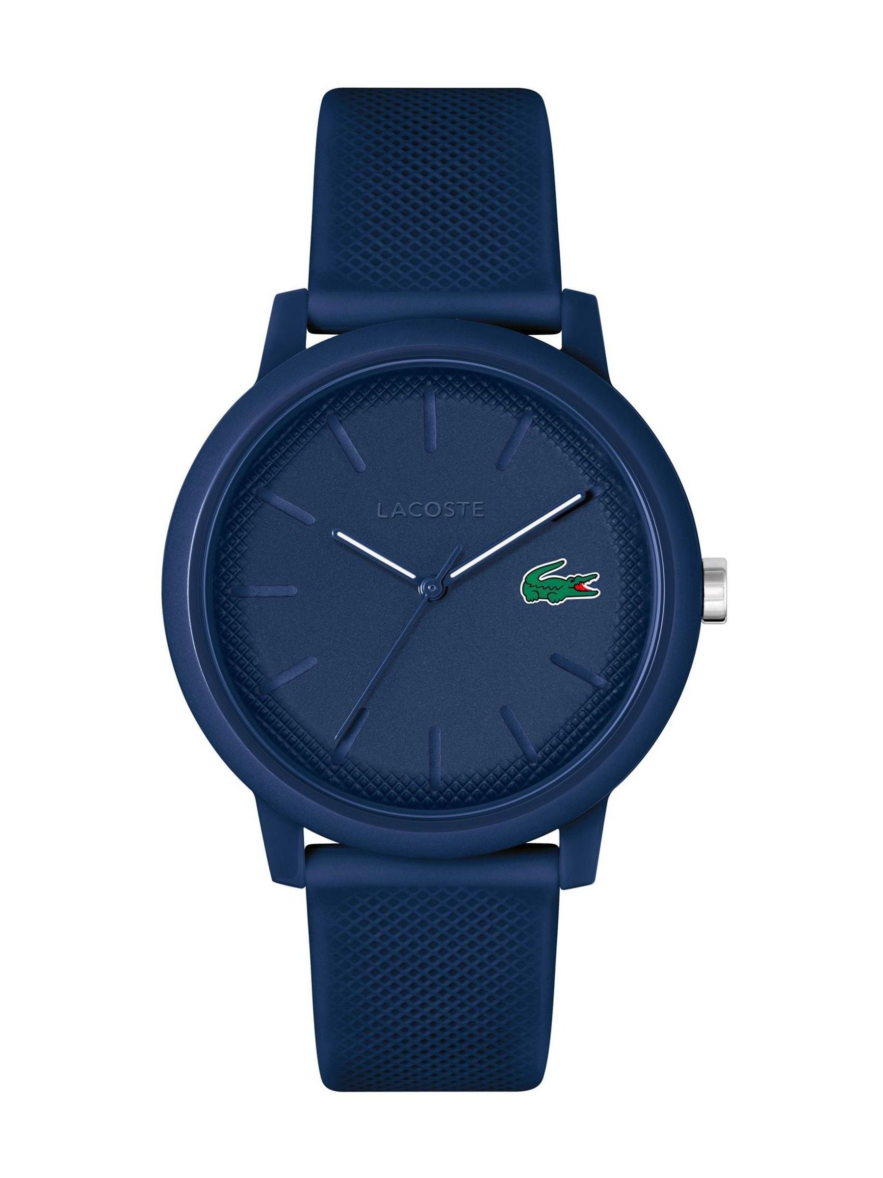 Lacoste Blue 12.12 Navy silicone watch, UK version