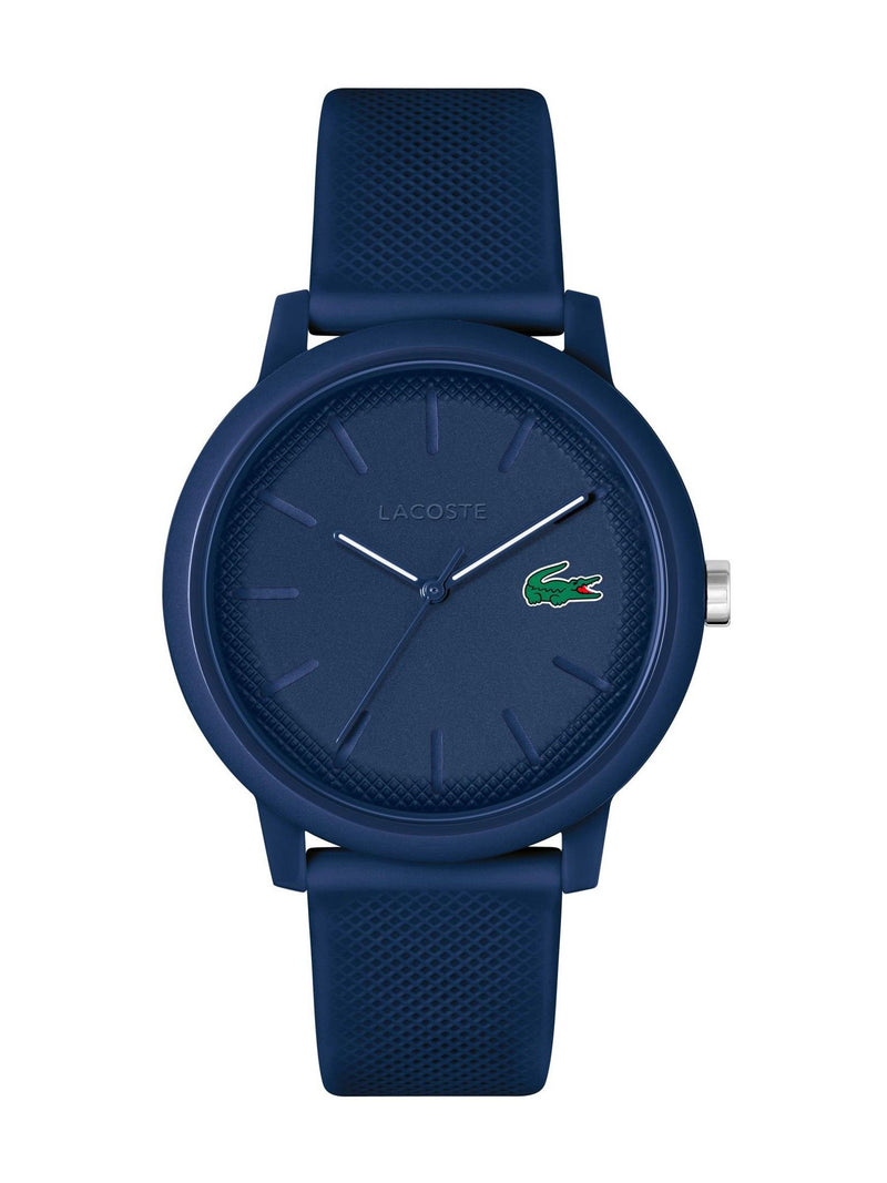 Lacoste Blue 12.12 Navy silicone watch, UK version