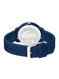Lacoste Blue 12.12 Navy silicone watch, UK version