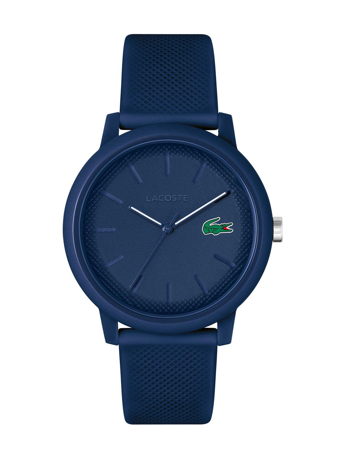 Lacoste Blue 12.12 Navy silicone watch, UK version