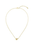 BOSS gold plated necklace with crystal pave - British product