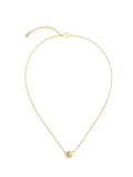 BOSS gold plated necklace with crystal pave - British product
