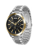 HUGO Leap watch 45mm stainless steel case (British brand)