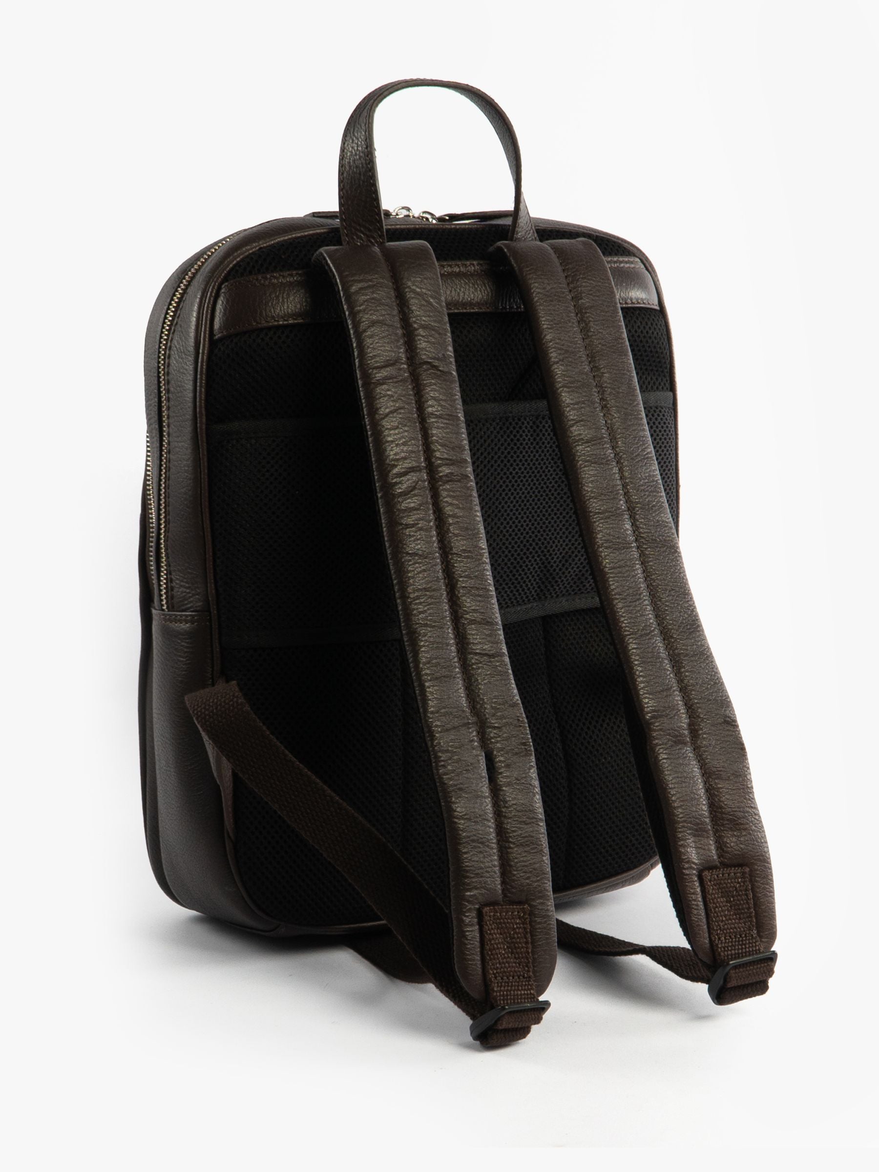 Totes brown genuine leather backpack - British product