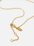 Oliver Bonas gold tone heart pendant necklace (British brand)