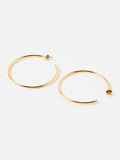 Oliver Bonas gold hoop earrings large waterproof, UK version