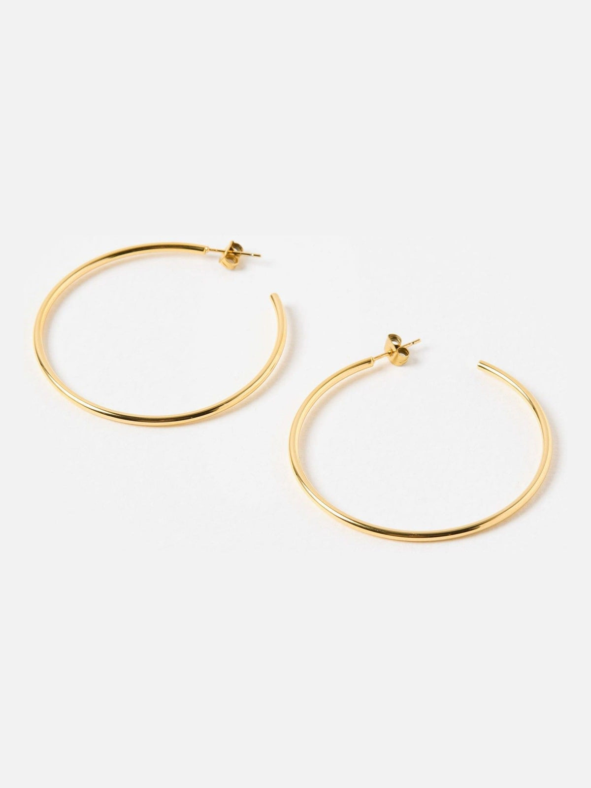 Oliver Bonas gold hoop earrings large waterproof, UK version