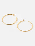 Oliver Bonas gold hoop earrings large waterproof, UK version