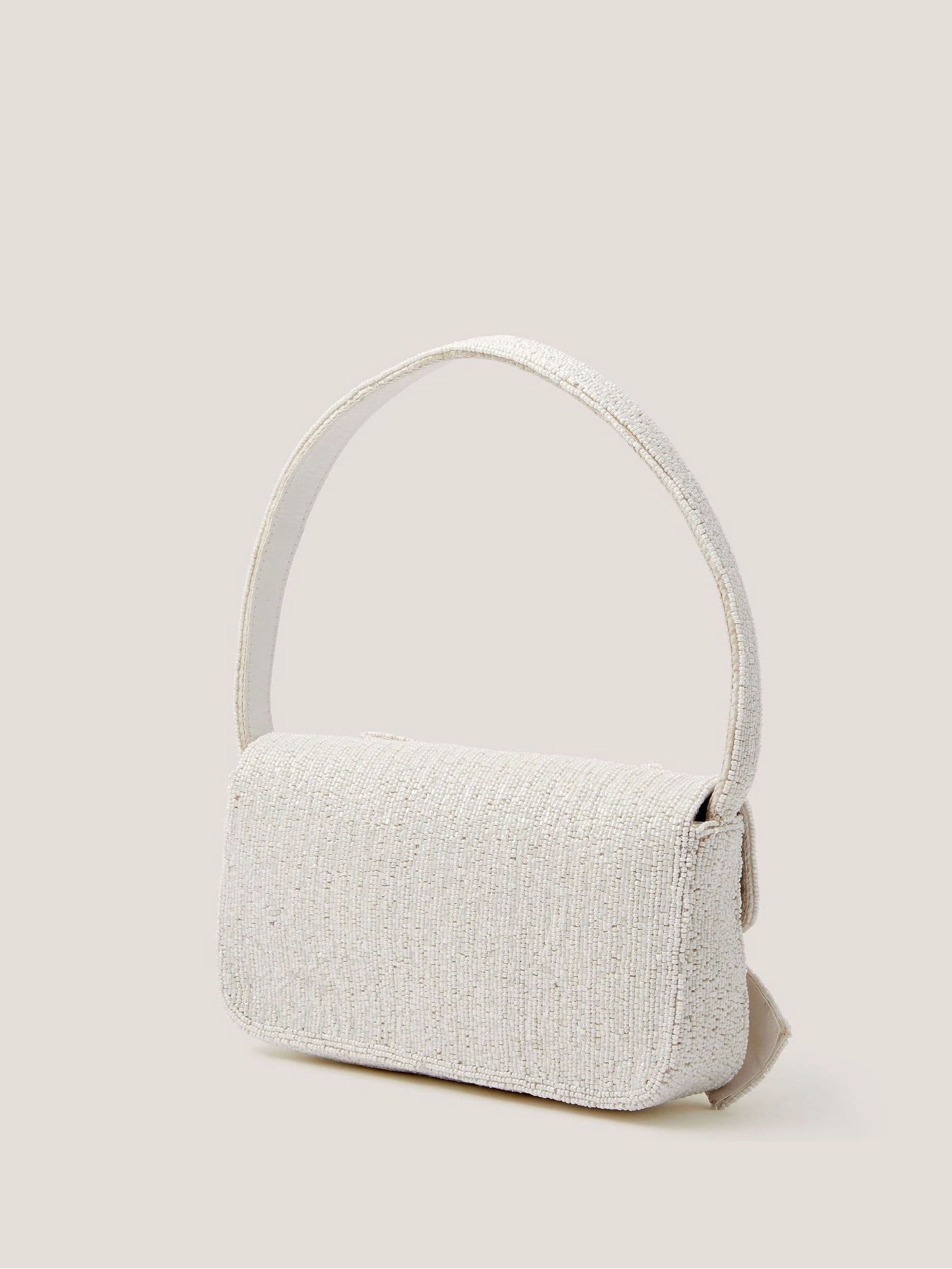 Monsoon Ayla beaded bow bag with faux pearls, UK version