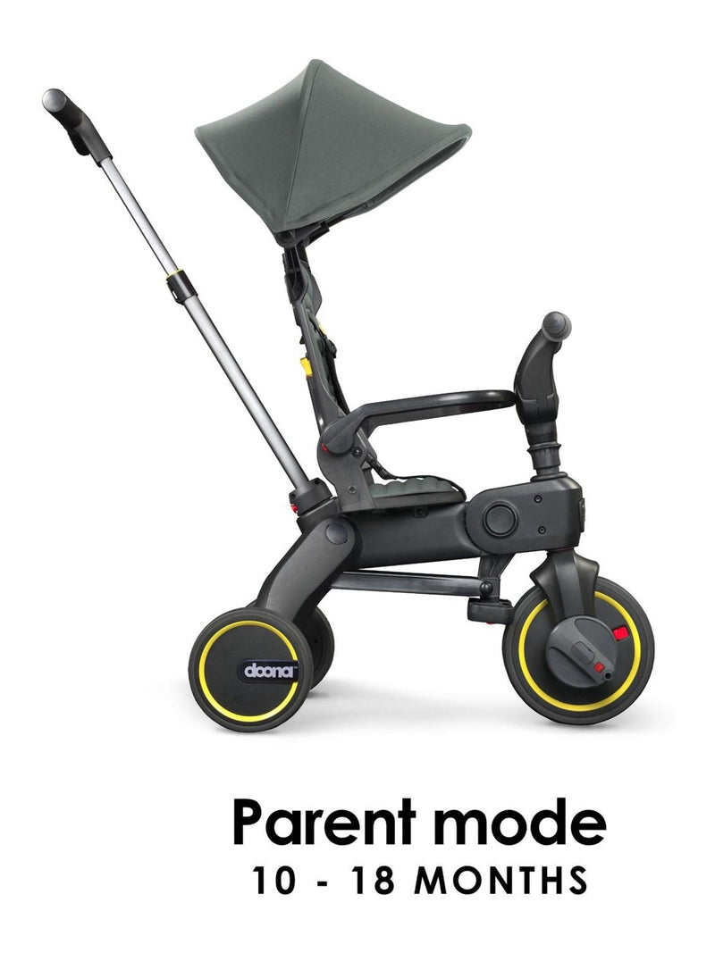 Doona Slate Green Liki S1 Trike compact folding, UK version