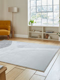 Think Rugs Grey Apollo modern abstract rug, imported from the UK
