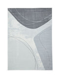 Think Rugs Grey Apollo modern abstract rug, imported from the UK