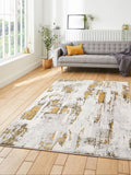 Think Rugs Apollo modern abstract rug in grey (British brand)