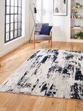 Think Rugs Apollo grey abstract rug (British brand)